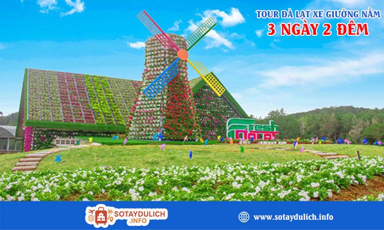 Tour Đà Lạt 3 ngày 2 đêm xe giường nằm