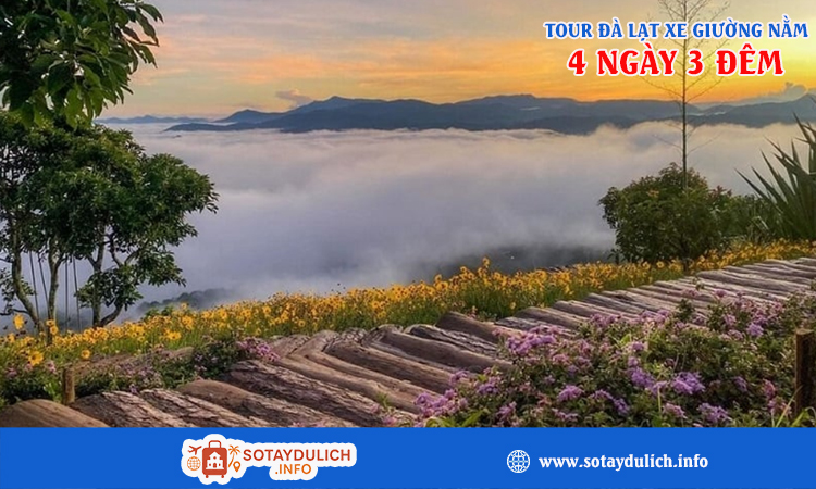 Tour Đà Lạt 4 ngày 3 đêm xe giường nằm