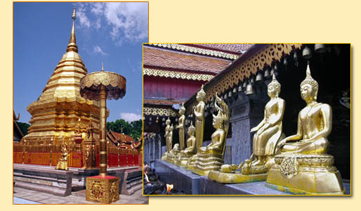 Đền chùa ở Thái Lan rất nhiều