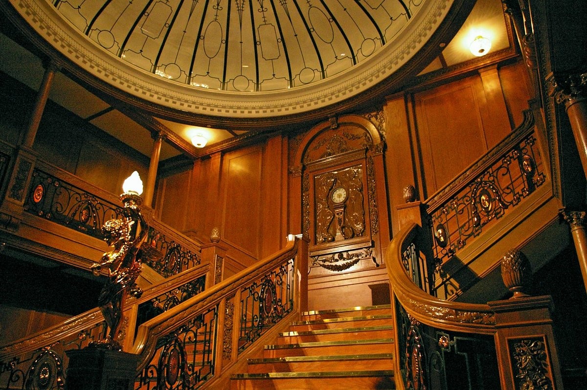 Kiến trúc mang đầy vẻ cổ kính của triển lãm Titanic